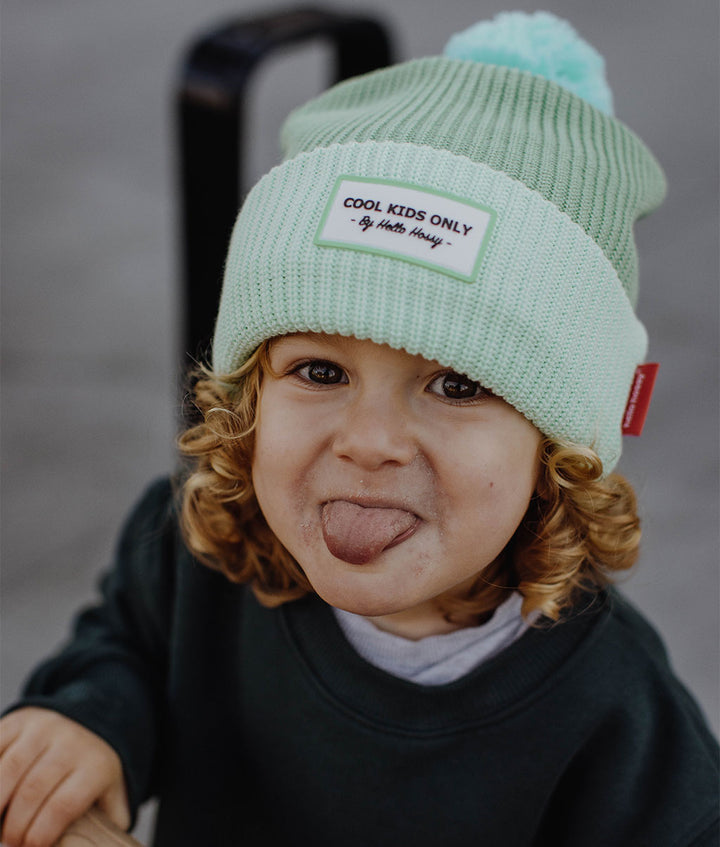 Bonnet Color Block Minty + 6 ans - Cool kids Only - Hello Hossy