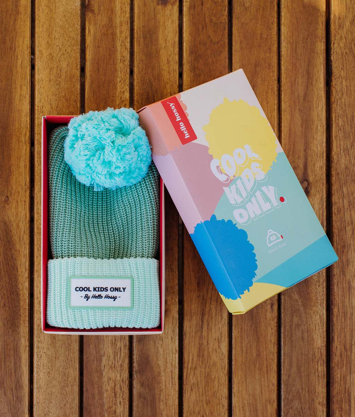 Bonnet Color Block Minty + 6 ans - Cool kids Only - Hello Hossy