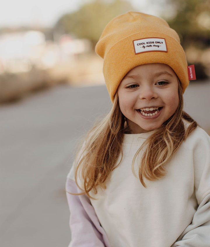 Bonnet Urban Chiné Mustard +6 ans - Cool kids Only - Hello Hossy