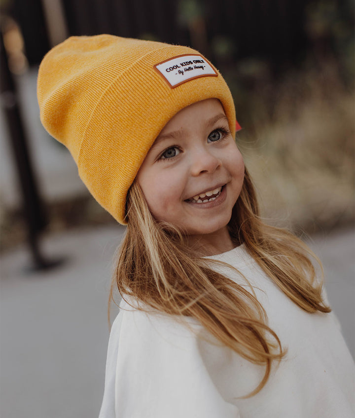 Bonnet Urban Chiné Mustard +6 ans - Cool kids Only - Hello Hossy