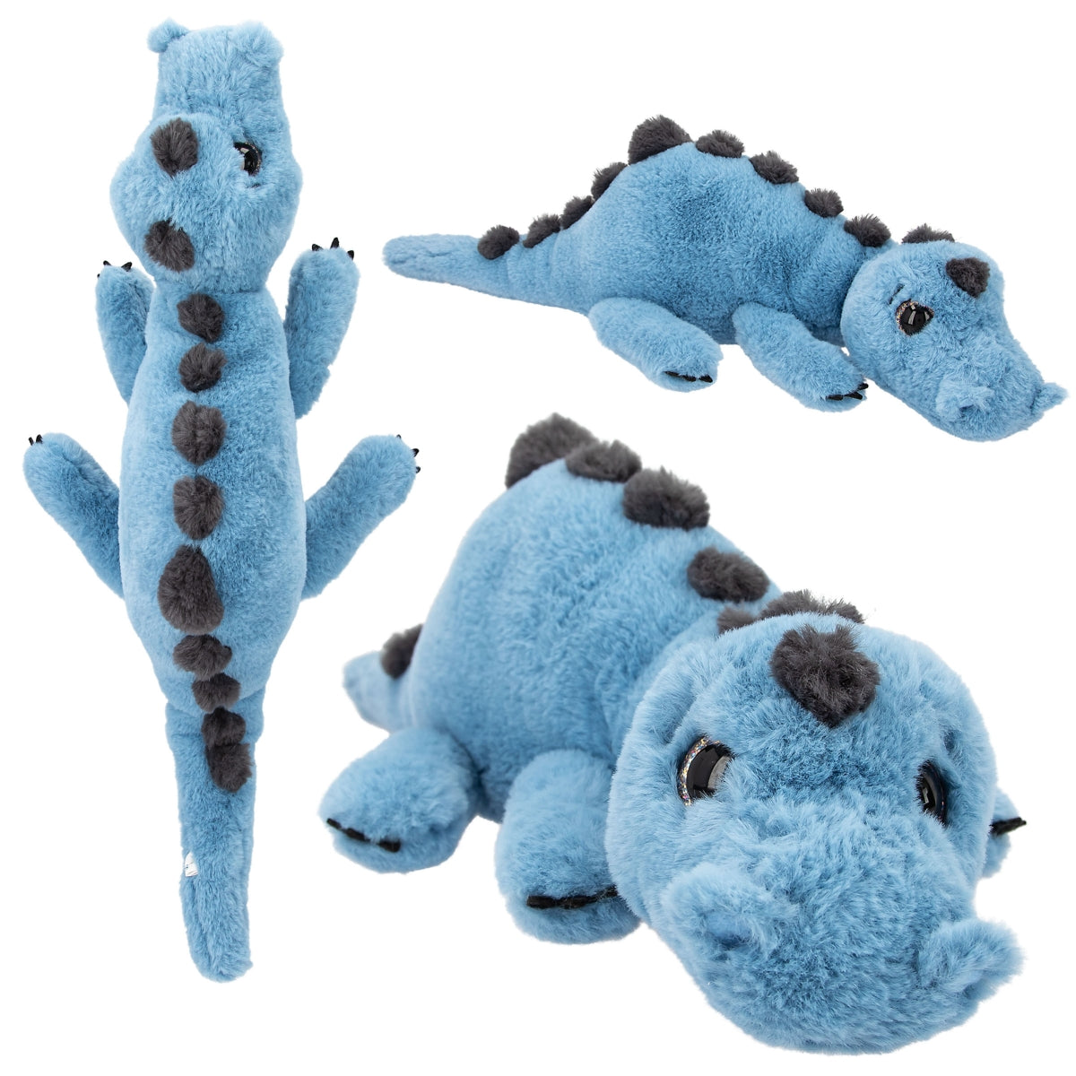Dino World Dinosaure en peluche bleu 50 cm - Depesche