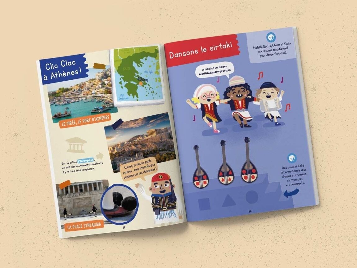 Le magazine enfants Grèce - Dès 1 an - Les Mini Mondes