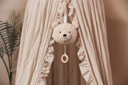 Boîte à musique Lune - Teddy Bear Naturel - Jollein