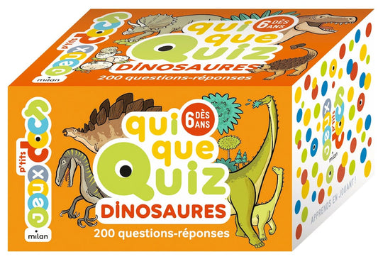 Jeu de Questions-Réponses - Qui Que Quiz Dinosaures (6+)