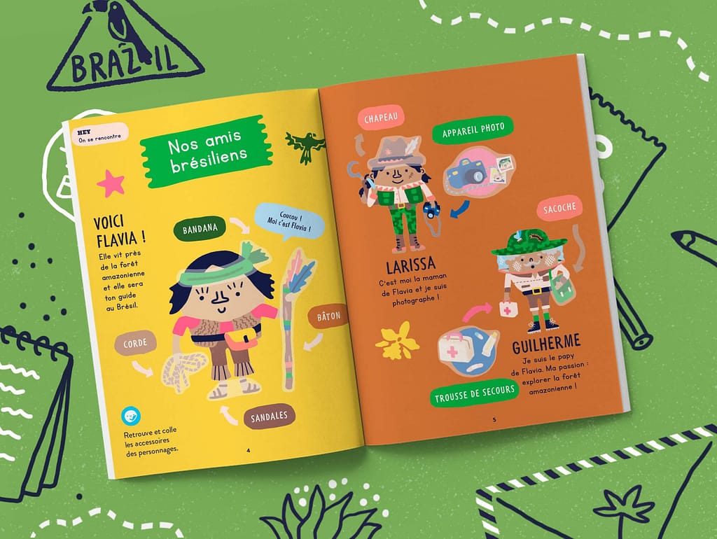 Le magazine enfants Brésil – Dès 2 ans - Les Mini Mondes