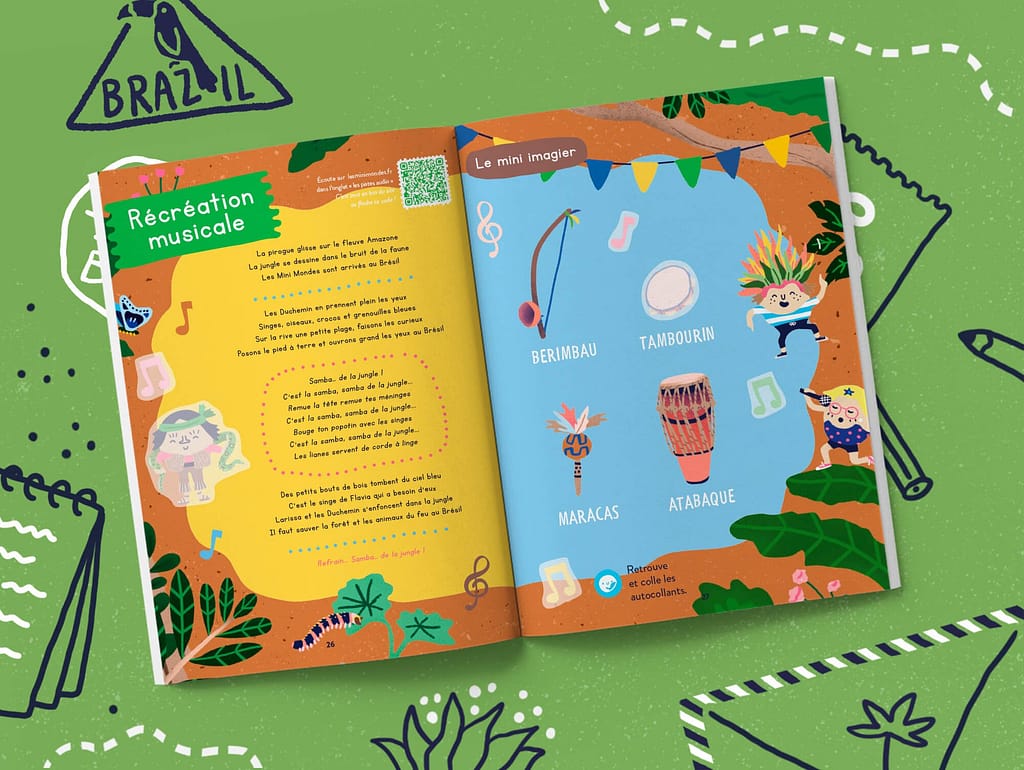 Le magazine enfants Brésil – Dès 2 ans - Les Mini Mondes