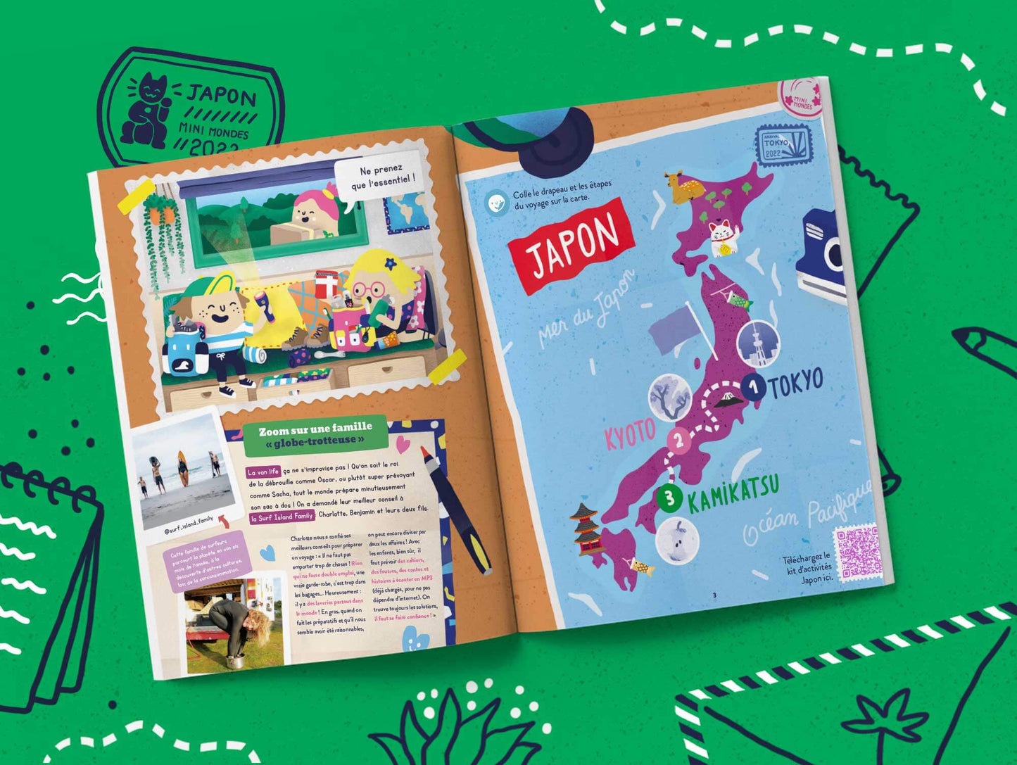 Le magazine enfants Japon - Dès 4 ans - Les Mini Mondes
