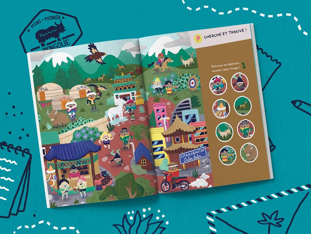 Le magazine enfants Mongolie - Dès 4 ans - Les Mini Mondes