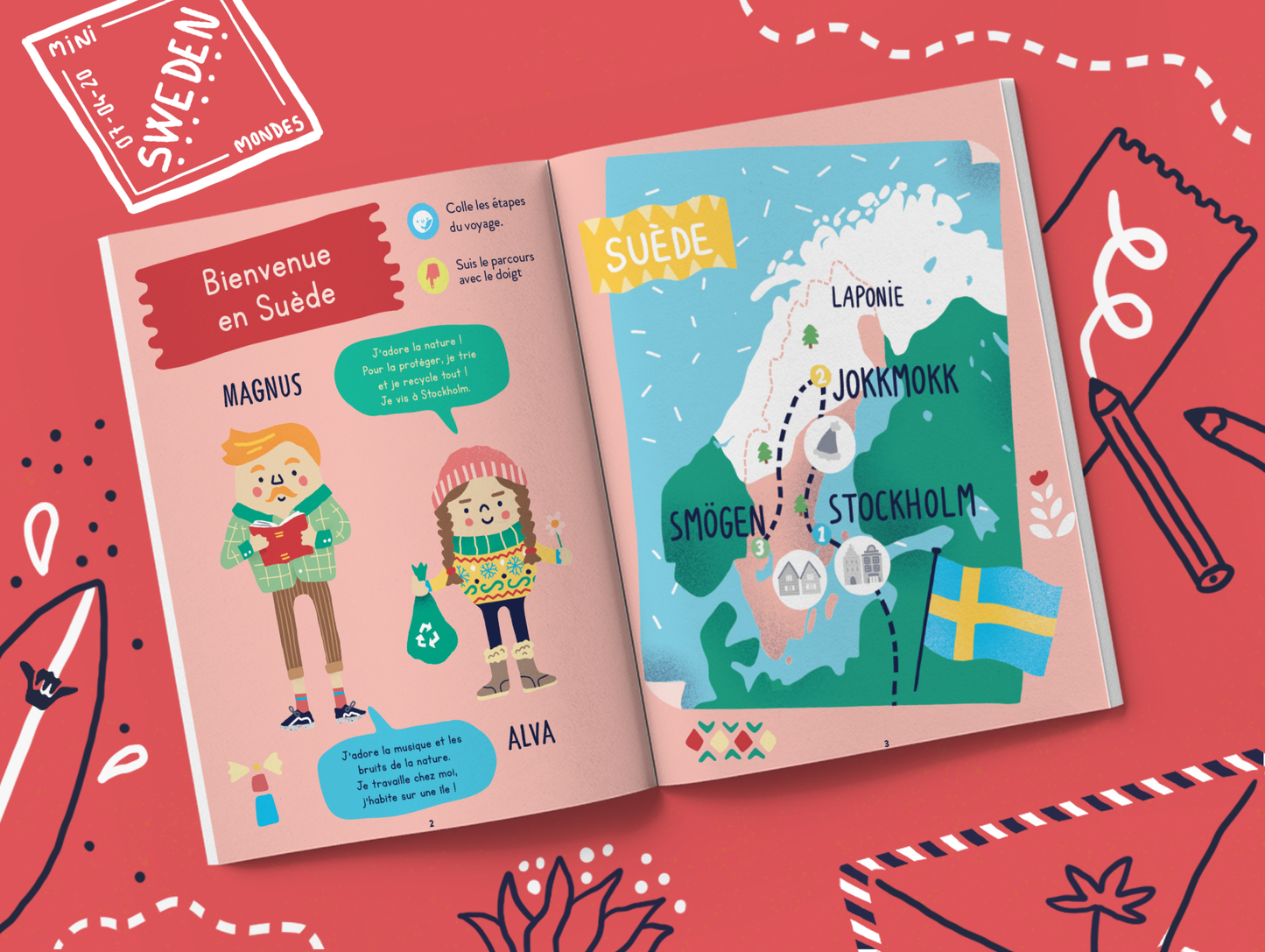 Le magazine enfants Suède – Dès 2 ans - Les Mini Mondes