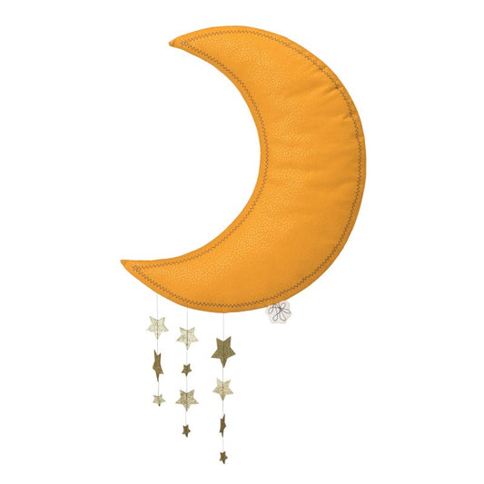 Mobile lune jaune avec étoiles - PICCA LOULOU