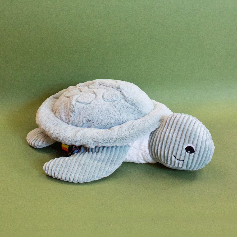 Peluche Ptipotos tortue géante menthe - Les Déglingos