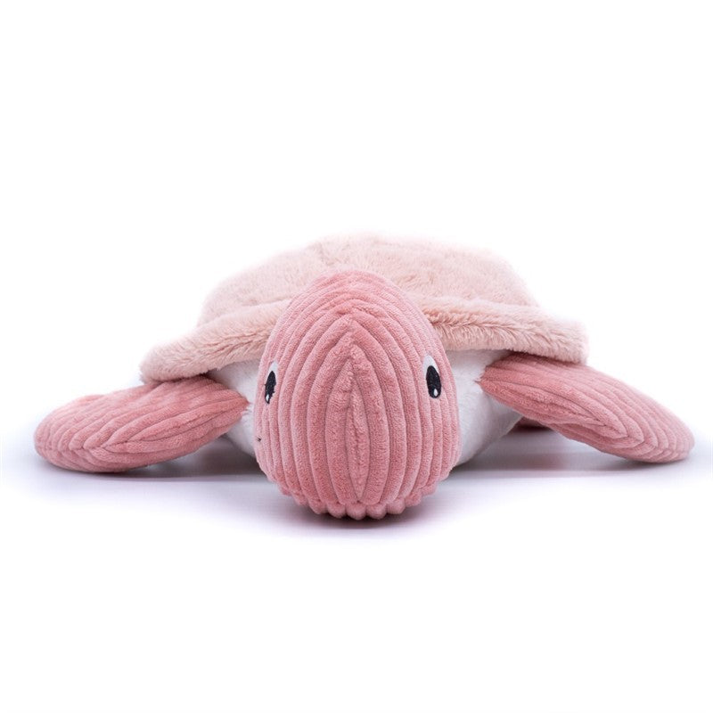 Peluche Ptipotos tortue géante rose - Les Déglingos