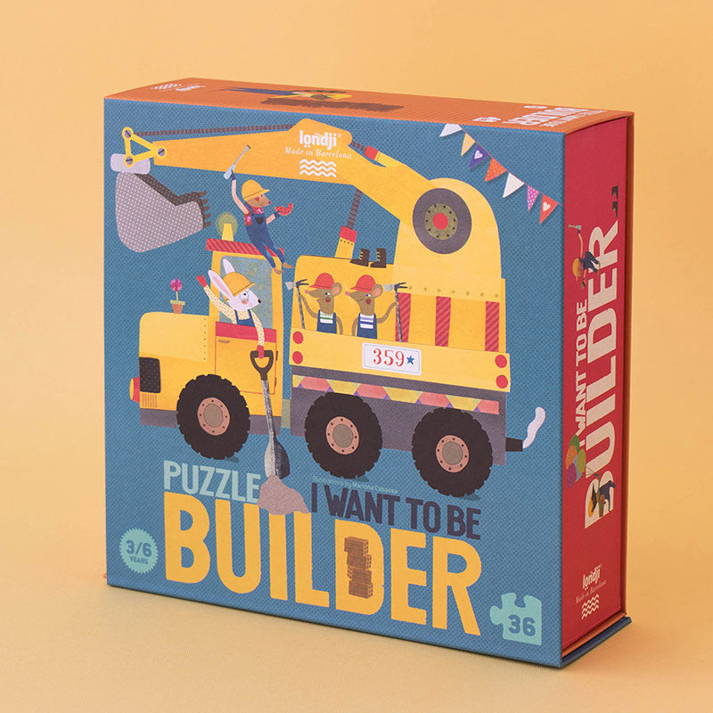Puzzle I want to be... BUILDER - Londji
