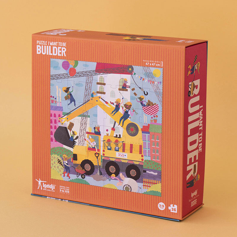Puzzle I want to be... BUILDER - Londji