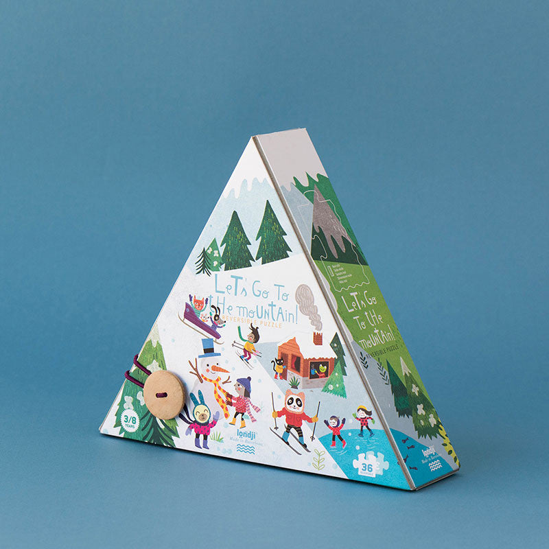 Puzzle réversible Let's go to the mountain - Londji