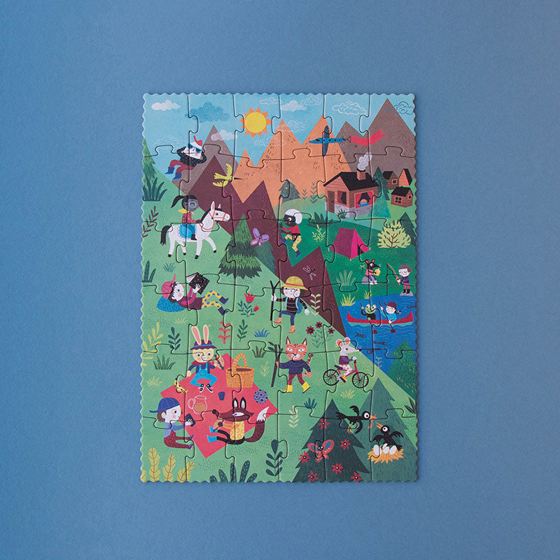 Puzzle réversible Let's go to the mountain - Londji