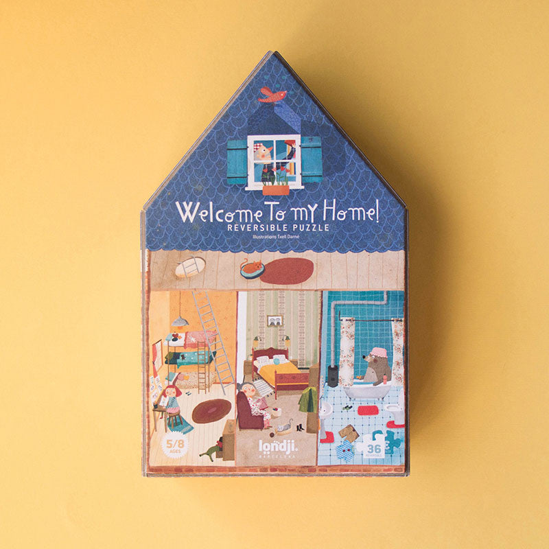 Puzzle réversible Welcome to my home! - Londji