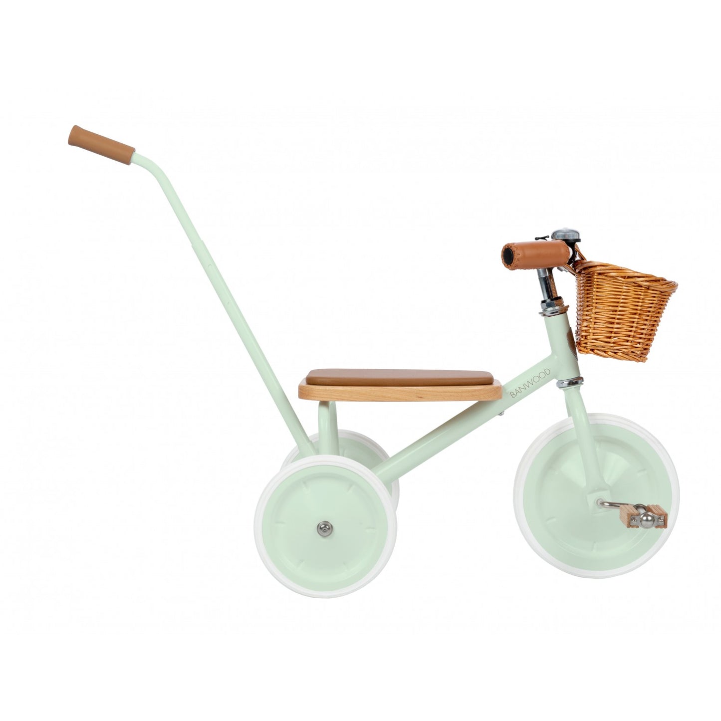 Tricycle en métal et bois - Vintage - Vert Menthe - Banwood